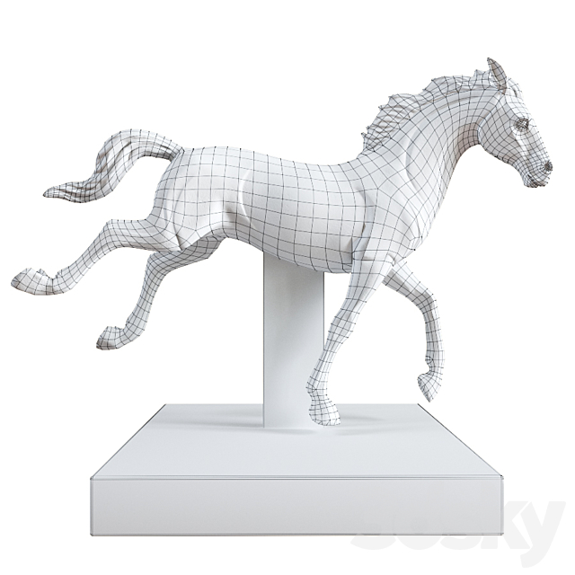 LLADRO GALLOP 3DSMax File - thumbnail 3