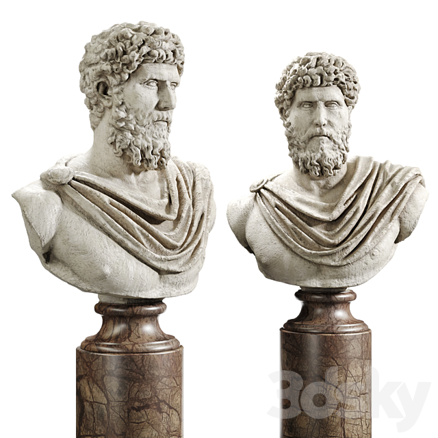 Lucius Verus Bust 3DSMax File - thumbnail 1