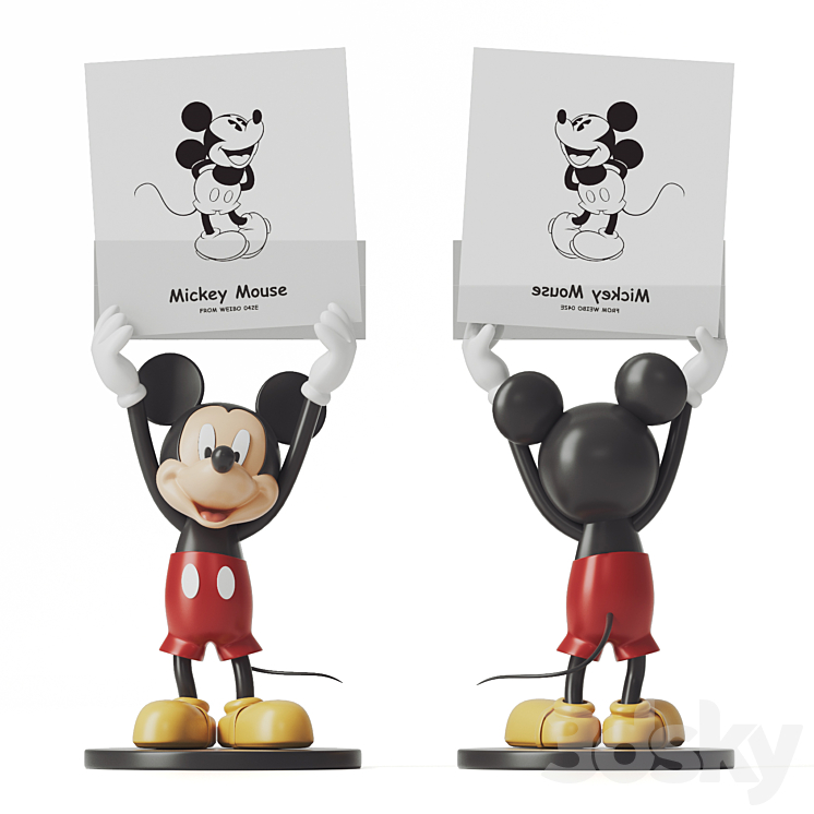 Mickey Mouse 3DS Max Model - thumbnail 1