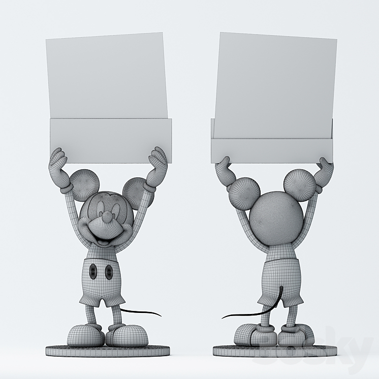 Mickey Mouse 3DS Max Model - thumbnail 2