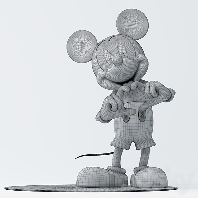 Mickey Mouse 3ds Max - thumbnail 2