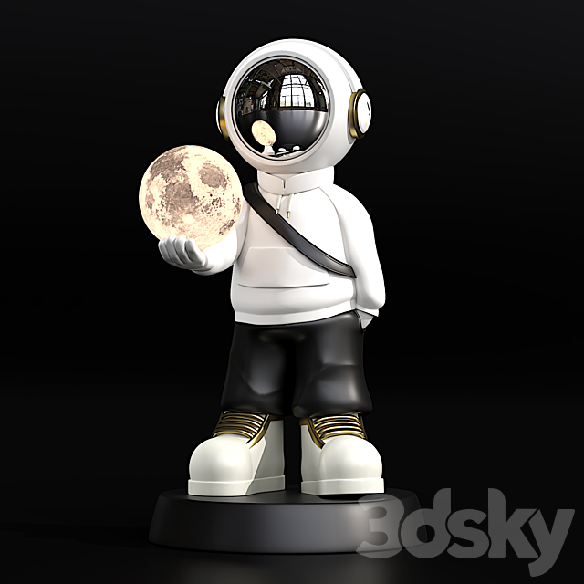 Modern Astronaut Light 3ds Max - thumbnail 2