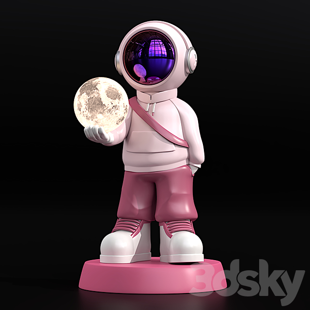 Modern Astronaut Light 3ds Max - thumbnail 3