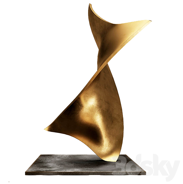 Modern sculpture 3ds Max - thumbnail 1