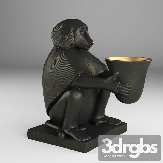 Monkey With Light Art Deco 3dsmax Download - thumbnail 1