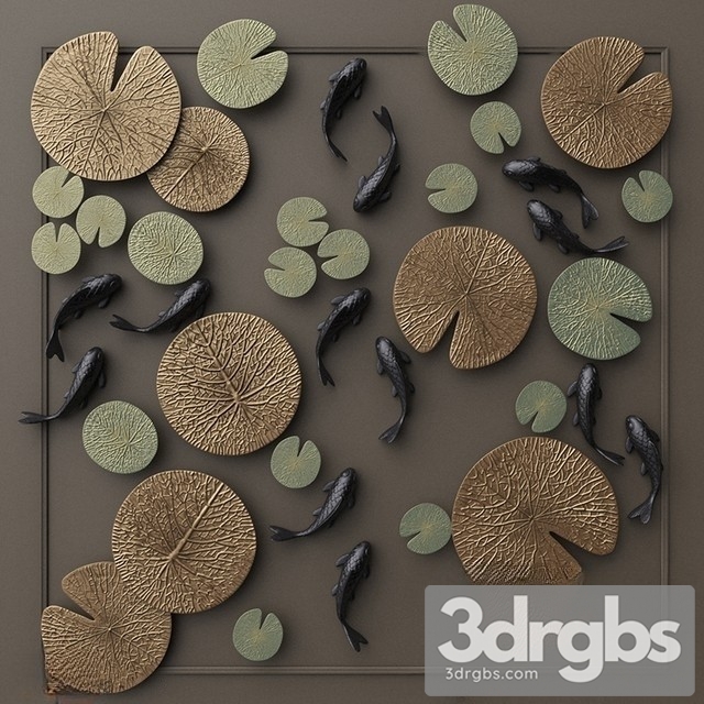 Naga Wall Decor Set 1 3dsmax Download - thumbnail 1