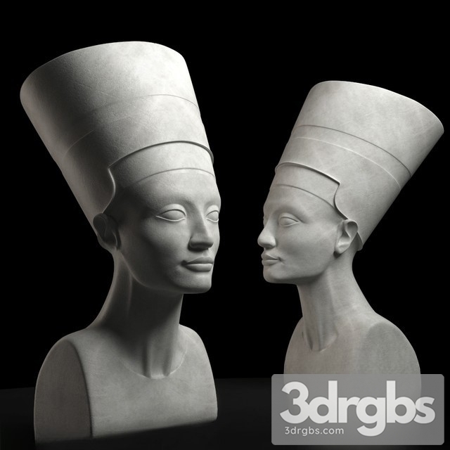 Nefer Sculpture 3dsmax Download - thumbnail 1