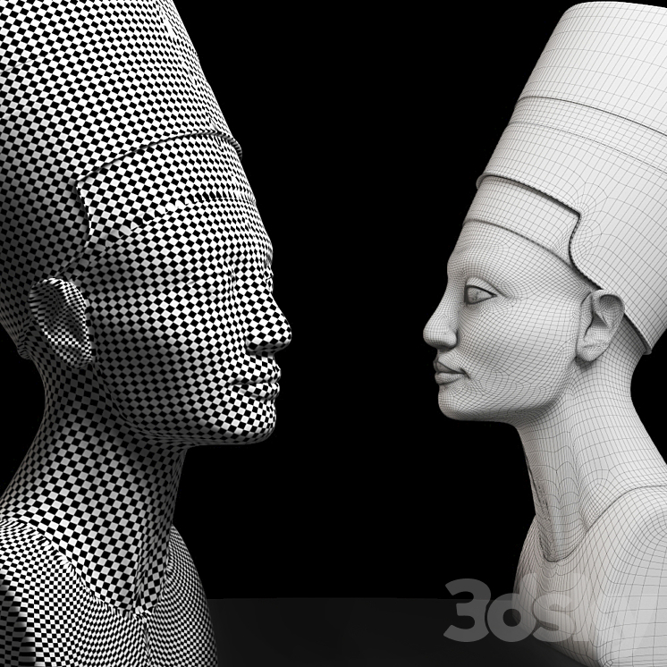 Nefertiti 3DS Max - thumbnail 2