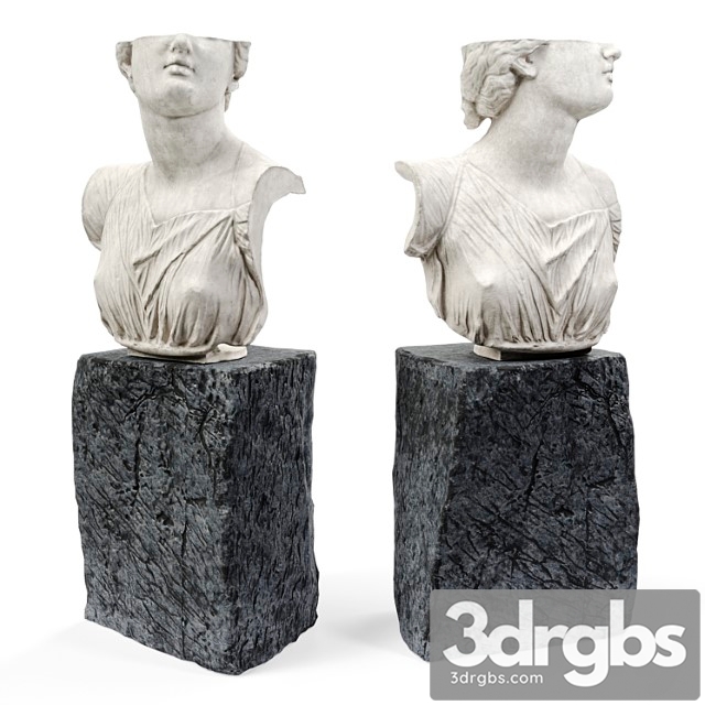 Nioba bust pedestal - thumbnail 1