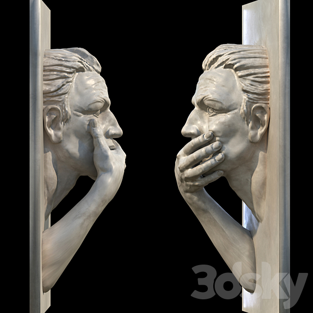 Panel “I will not say” 3DSMax File - thumbnail 3