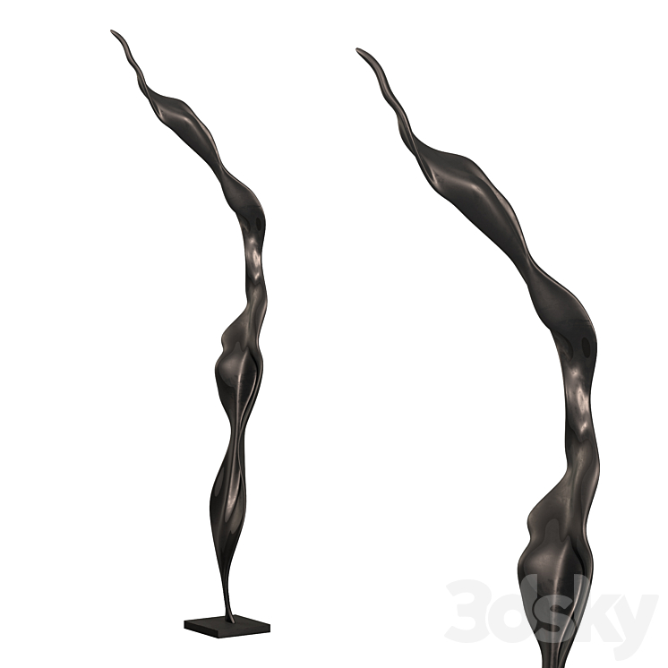 Petal sculpture 3DS Max Model - thumbnail 1