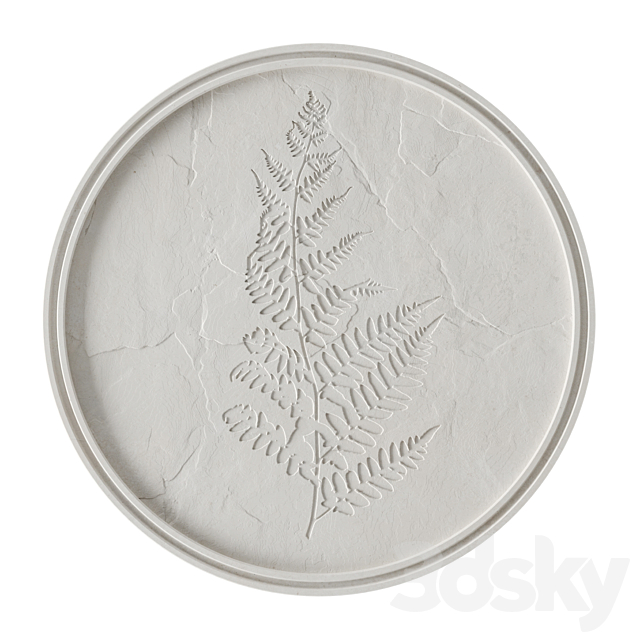 Plaster relief decoration 3 3ds Max - thumbnail 1