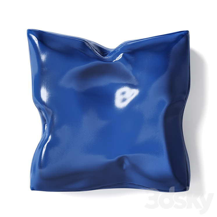 Plastic wall panel pillow 3DS Max Model - thumbnail 1