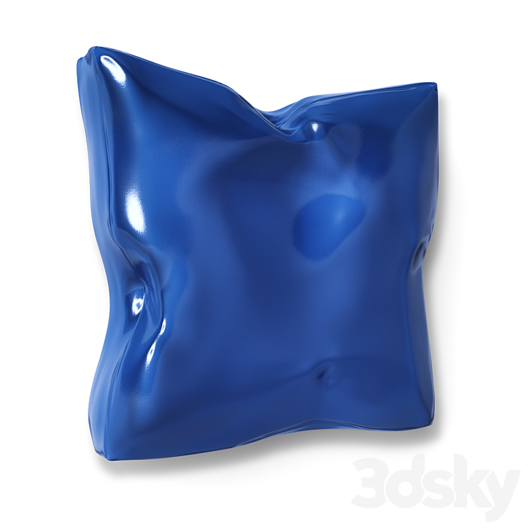 Plastic wall panel pillow 3DS Max Model - thumbnail 2