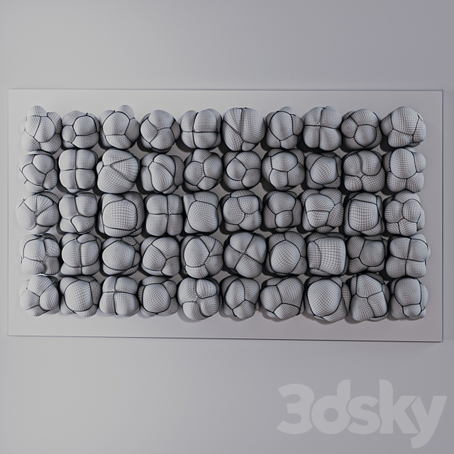 Plump Wall Sculpture 3ds Max - thumbnail 3