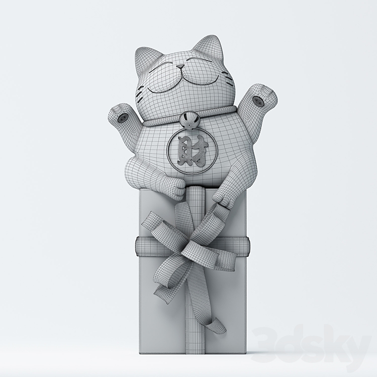 Plutus cat 3DS Max Model - thumbnail 2