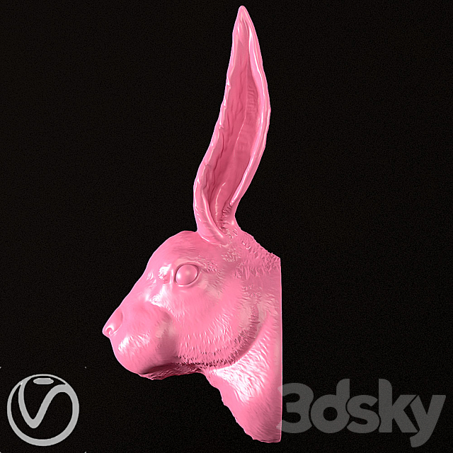 rabbit head 3DSMax File - thumbnail 3