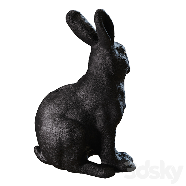 Rabbit Money Box 3DS Max - thumbnail 2