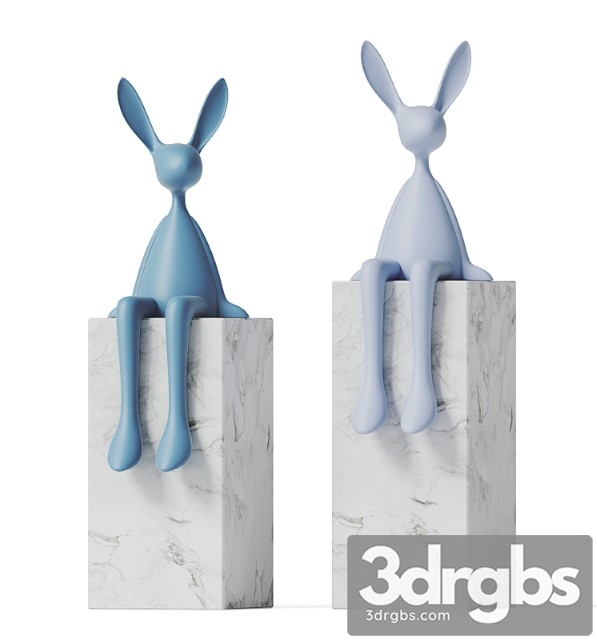 Rabbit Sculpture 3dsmax Download - thumbnail 1