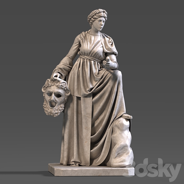 Sculpture 3DS Max Model - thumbnail 1