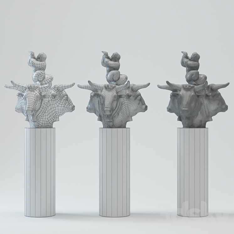 sculpture 3DS Max - thumbnail 2