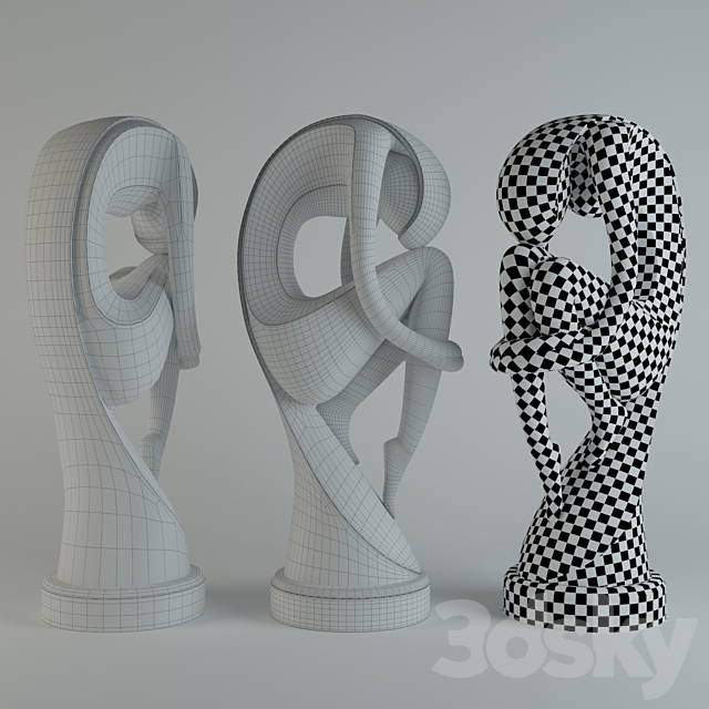 Sculpture 3DS Max Model - thumbnail 2