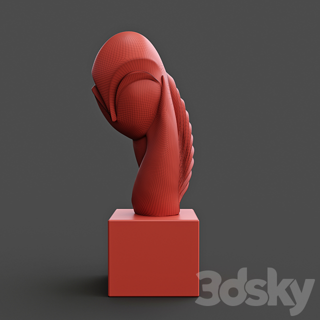 Sculpture Brancusi 3DS Max Model - thumbnail 2