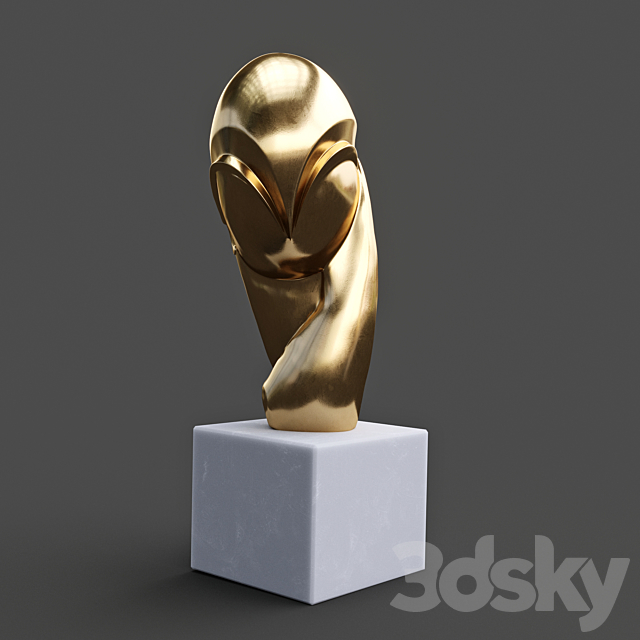 Sculpture Brancusi 3DS Max Model - thumbnail 3