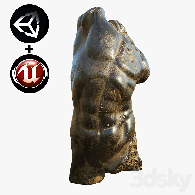 Sculpture Chelini 241 3DS Max - thumbnail 1