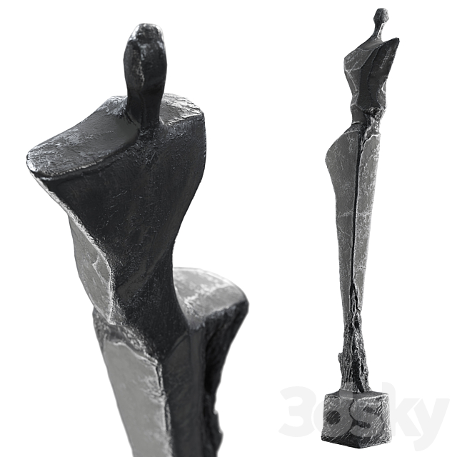 Sculpture Frank Arnold 01 3DS Max Model - thumbnail 2