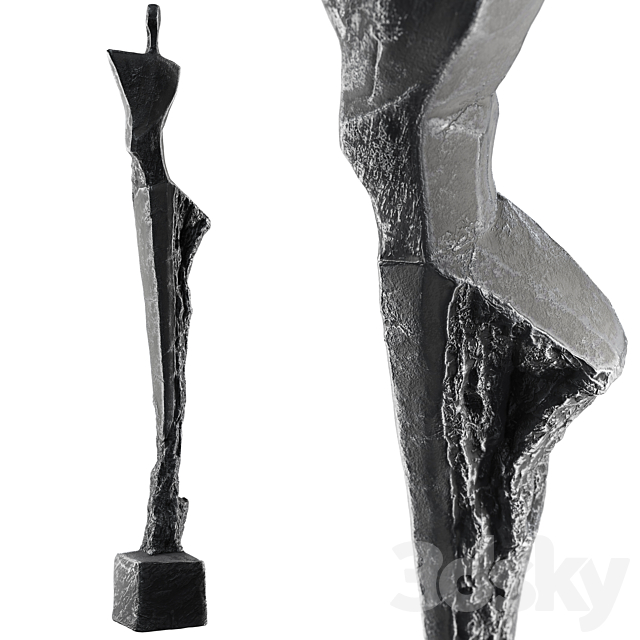 Sculpture Frank Arnold 01 3DS Max Model - thumbnail 3