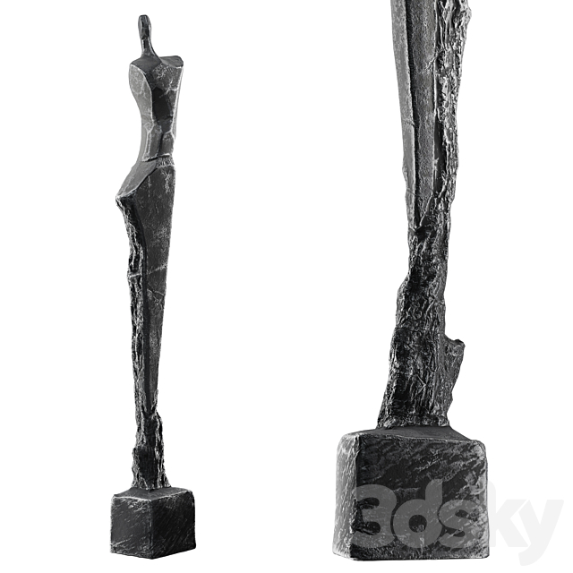 Sculpture Frank Arnold 01 3DS Max Model - thumbnail 4