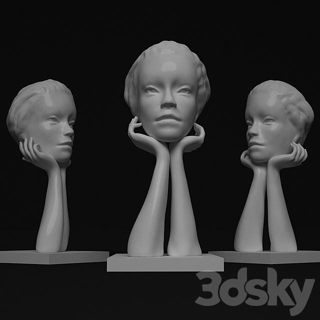 Sculpture “Freckles” 3DSMax File - thumbnail 1