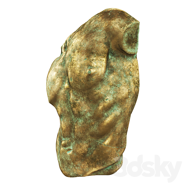 Sculpture Gaddi Torso 3DSMax File - thumbnail 2