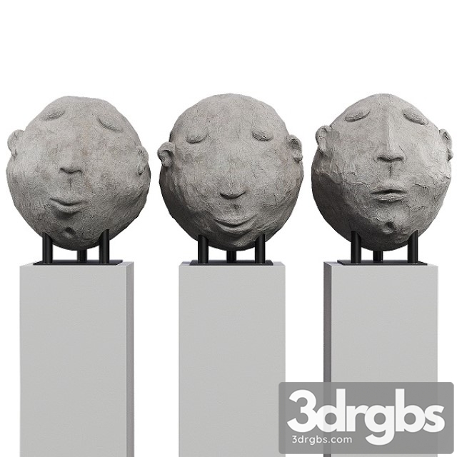 Sculpture Head 3dsmax Download - thumbnail 1