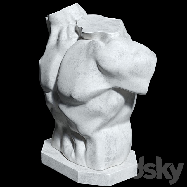 Sculpture Laocoon Torso 3DSMax File - thumbnail 1