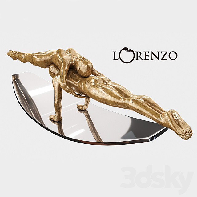 Sculpture Lorenzo Balance Of Love 3DSMax File - thumbnail 1