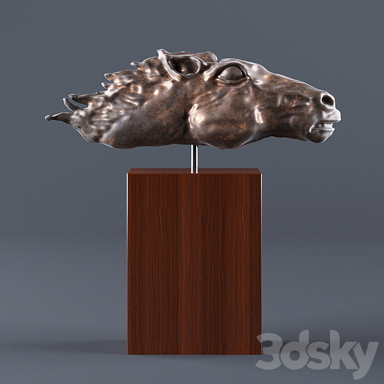 Sculpture of Christopher Guy Java Café Varnish 3DS Max - thumbnail 1