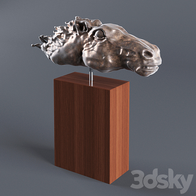 Sculpture of Christopher Guy Java Café Varnish 3DS Max - thumbnail 2