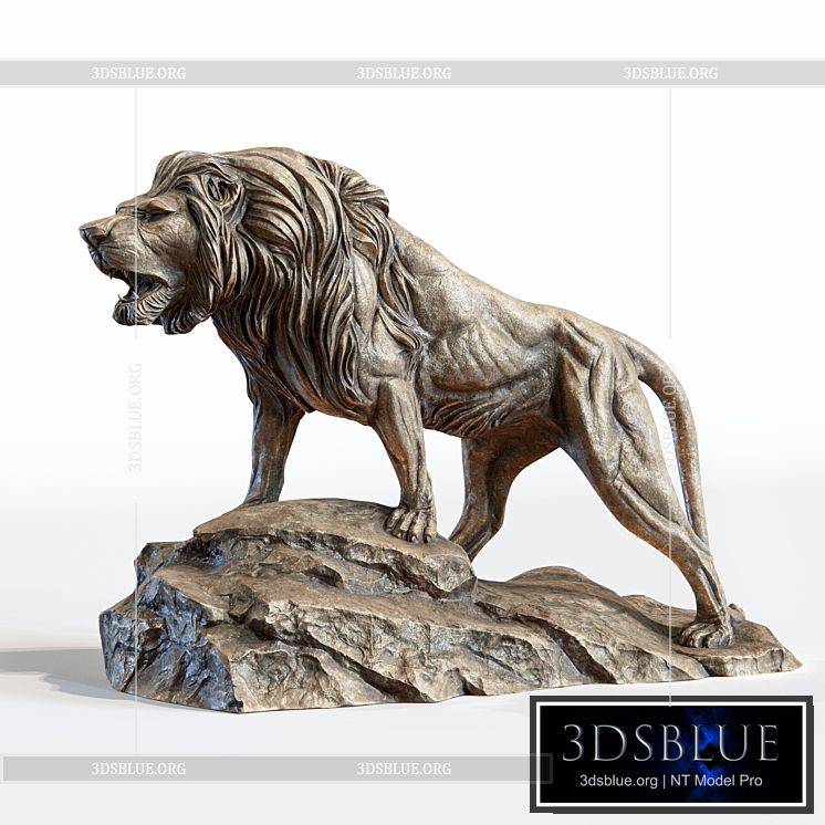 Sculpture of Leo 3DS Max - thumbnail 3