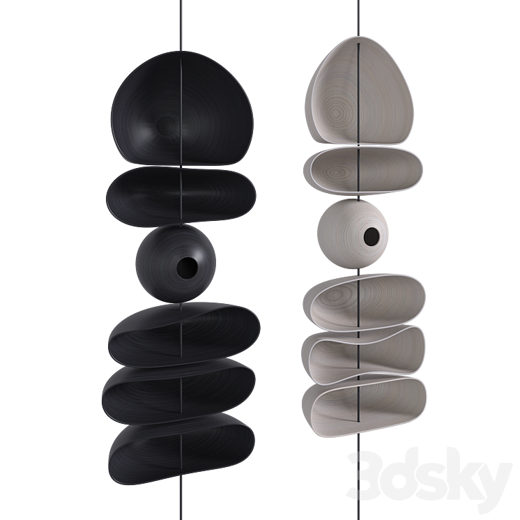 Sculpture Organico Totem 3DS Max Model - thumbnail 2