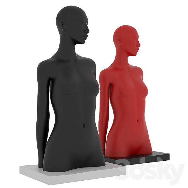 Sculpture “She” 3DSMax File - thumbnail 1