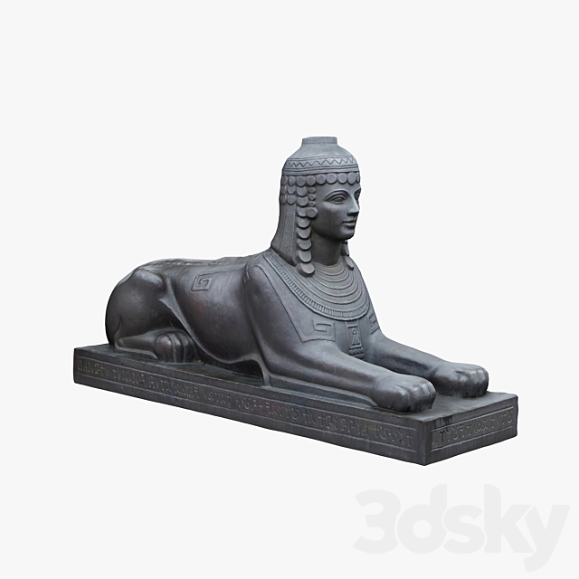 Sculpture “Sphinx” ?2 3DSMax File - thumbnail 1