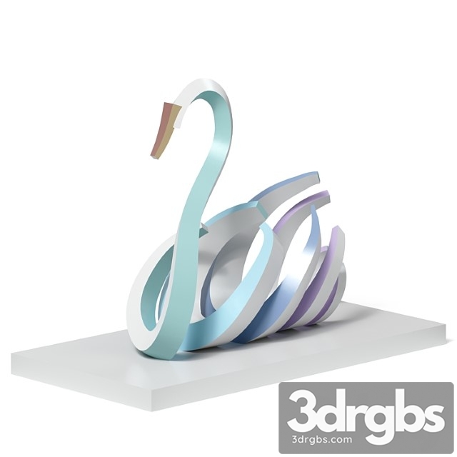 Sculpture statue swan - thumbnail 1