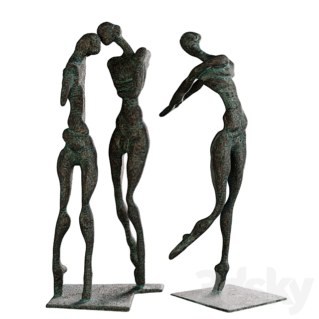 Sculpture “Three Graces” 3ds Max - thumbnail 1