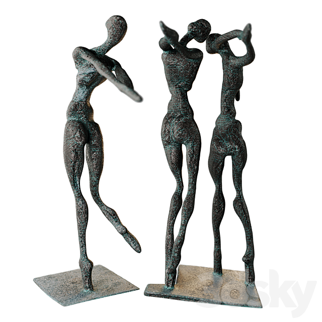 Sculpture “Three Graces” 3ds Max - thumbnail 2