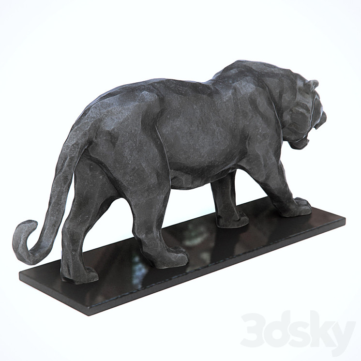 Sculpture Tiger 3DS Max - thumbnail 2