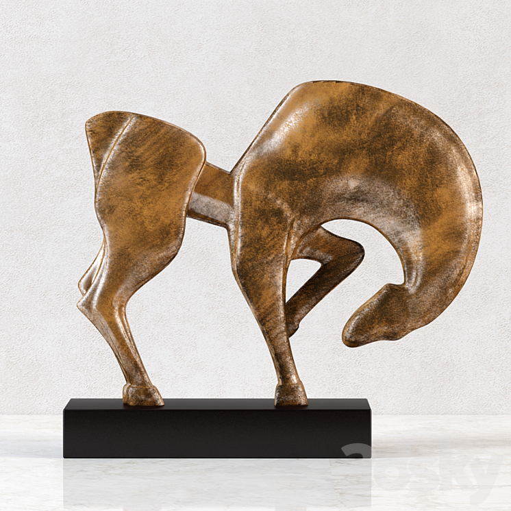 Sculpture "Trotter" 3DS Max - thumbnail 1