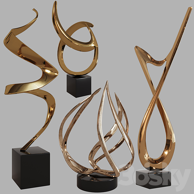 Sculptures decor set by Bob Bennett 03 3DSMax File - thumbnail 1