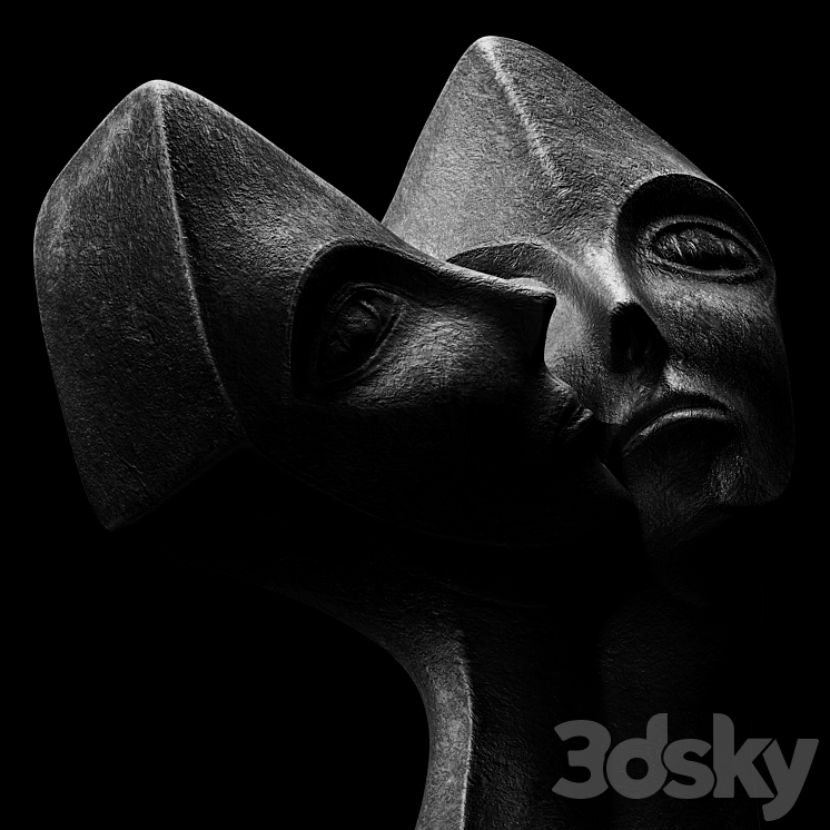 Sculptures of Abstraction Nurturing 2002 3DS Max Model - thumbnail 2